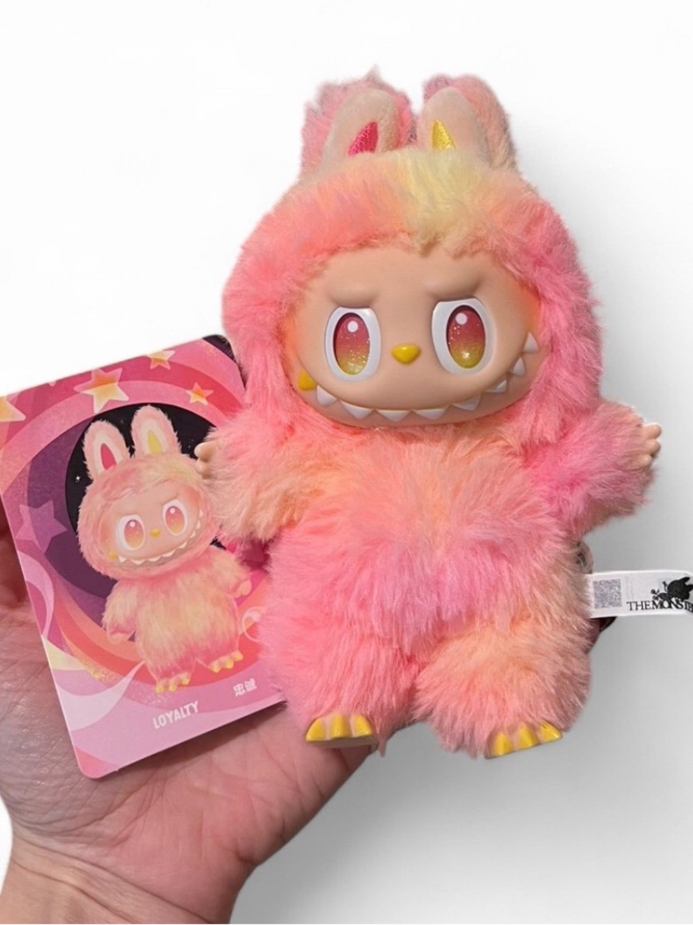 Labubu THE MONSTERS Big into Energy Plush Pendant (Loyalty)